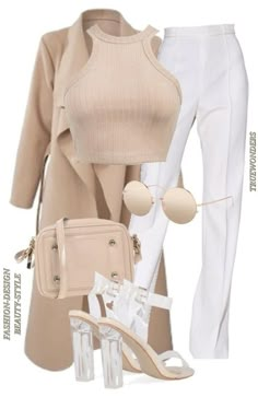 Looks Hip Hop, Elegante Casual, Teenage Fashion Outfits, White Pants, Teen Fashion Outfits