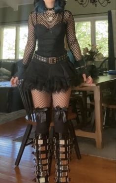 Chica Dark, Alt Fits, Alt Clothes, Looks Pinterest, Gothic Clothes, Emo Outfits, Punk Outfits