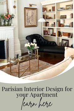 Transform your future apartment with the timeless allure of Parisian Interior Design, infusing French interior design principles into every corner. Discover home decor inspo and future apartment ideas that evoke elegance and sophistication, creating a space that exudes Parisian charm. Paris Apartment Entryway, Vintage Paris Apartment, French Vintage Decor Paris Apartments, Small Parisian Apartment Floor Plan, Eclectic Parisian Decor, Modern Parisian Interior Design, French Interior Design Parisian Style