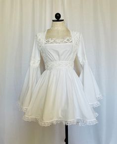 Low Key Wedding Dress, Angel Outfit, Angel Dress, Different Dresses, Vestidos Vintage, Star Dress, Polyvore Outfits, Babydoll Dress, Look Fashion