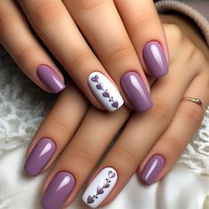 Like this nails design? Click and buy me a coffee ❤️ Nail Ideas Short Oval, Nail Inspo Square Purple, Cute Short Nails Purple, Purple Fun Nails, Dark Purple Nail Art Designs, Colorful Nail Art Designs, Swirly Nail Art, Purple And Grey Nails, Purple Nails With Hearts