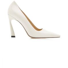 Brand New Description: Latte White Calf Leather Brittany 100mm Pumps From Jimmy Choo Featuring Almond Toe, High Sculpted Heel And Leather Sole. Size 39 Sold Out Everywhere!!! Org Price $750 Wedding Patent Leather Heels With Sculpted Heel, White Patent Leather Heels With Wrapped Heel, Luxury White Court Shoes With Deep Heel Cup, Sleek White Heels With Reinforced Heel, Sleek White Heels With Wrapped Heel, Sleek White Court Shoes For Office, Elegant White Patent Leather Court Shoes, Chic White Patent Leather Court Shoes, Evening White Patent Leather Court Shoes