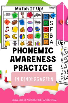 Elevate your phonemic awareness instruction with our invaluable tips! Explore 8 key skills and ideas to infuse into your daily lessons and activities for preschool and kindergarten children. Whether in interventions or reading centers, these activities extend learning to home. Enhance phonics skills and student abilities with these essential strategies. Dive in now! Phonemes Activities, Skills For Kindergarten, Phonemic Awareness Kindergarten, Phonics Cards, Literacy Centers Kindergarten, Alphabet Phonics, Phonics Lessons, Activities For Preschool, Phonics Games