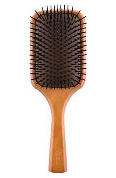 Aveda Wooden Paddle Brush | Nordstrom - $20.00 Beachy Waves Hair Tutorial, Beachy Waves Hair, Dunner Wordend Haar, Shampoo For Thinning Hair, Best Brushes, Hair Detangler, Smooth Hair