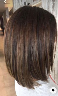 Medium Length Bob Haircut, Colour Hair, Corte Bob, Brunette Hair With Highlights, Lob Haircut, Trendy Hair Color, Brown Hair With Highlights, Light Brown Hair, Medium Length Hair Cuts