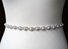 "Bella pearls - Dress Belt, Pearls Bridal Belt, Bridesmaid Belt, Bridesmaid Belt, Crystal Rhinestone, Wedding Sash  Luxury high sparkle Clear Rhinestone Crystal Silver sash. Beautiful bridal , party or any special occasion rhinestone sash. Glamour and stylish. Unique and romantic. Perfect for your outdoor, rustic, or shabby chic country wedding. Great for a bride or bridesmaid, flower girls.  Made of  - stunning clear rhinestone crystal silver trim, all high sparkle different size crystal rhines Dress Sash Belt, Wedding Dress Sash Belt, Belt Wedding Dress, Dresses Fitted, Dresses Corset, Bridesmaid Belt, Bridal Belts, Bridesmaid Sash