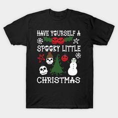 Even if Halloween is your favorite holiday, you can get into the Christmas spirit with this goth style holiday design. Features the slogan Have Yourself A Spooky Little Christmas with Christmas themed goth illustrations. -- Choose from our vast selection of Crewneck and V-Neck T-Shirts to match with your favorite design to make the perfect graphic T-Shirt. Pick your favorite: Classic, Boxy, Tri-Blend, V-Neck, or Premium. Customize your color! For men and women. Goth Christmas, Gothic Christmas, Creepy Christmas, Christmas T Shirt Design, Christmas Clothes, Goth Style, Christmas Tshirt, Christmas T Shirt, Clothes Ideas