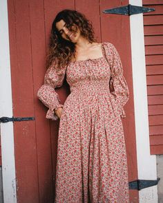 Irene Dress, Christy Dawn Dress, Apple Dress, Elsa Dress, Christy Dawn, Organic Dyes, Ankle Length Dress, Apple Harvest, Rust Dress