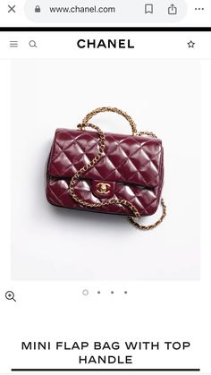 Chanel Mini Top Handle, Chanel Mini Bag, Chanel Mini, Mini Top, Mini Bag, Luxury Bags, Top Handle, Chanel