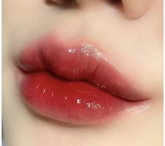 Makeup Ala Korea, Gradient Lips, Korean Eye Makeup