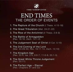 an image of the order of events