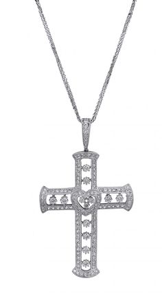 This cross is a personal symbol of faith. Our 18K White Gold Round Diamond Cross Necklace is designed with stunning round brilliant cut Diamonds set in 18K precious white gold. Each cross we feature makes a statement all its own. Personal Symbol, Diamond Cross Necklace, Diamond Cross, Cross Jewelry, Round Brilliant Cut Diamond, Round Brilliant, Round Diamond, Round Diamonds, Cross Necklace