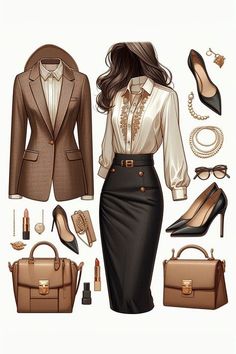 Preppy Business Outfits, How To Dress Old Money, Corporate Wear Women Professional Attire, Old Money Skirt Outfits, Business Professional Outfits For Women Office Wear, 80s High Fashion, Professional Outfits Women Classy, Classy Office Outfit, Women Business Attire