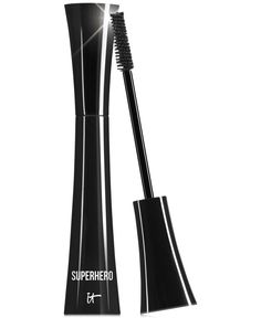 Developed with plastic surgeons, this volumizing and lengthening mascara is clinically tested to coat natural lashes with a biotin infused, lash thickening formula that creates the appearance of full and long eyelashes in just one coat! It Mascara, Superhero Mascara, Clinique Chubby Stick, Mascara Review, Highlighter And Bronzer, Black Pigment, Lengthening Mascara, Best Mascara, It Cosmetics