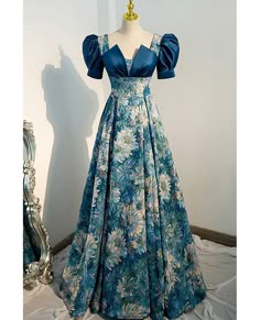 Isn't it beautiful? Elegant Vintage Dresses Luulla, Women Party Dresses, Party Dresses With Sleeves, Womens Boho Dresses, Formal Party Dress, Satin Prom Dress, Women's Evening Dresses, Fantasy Dress, Evening Dresses Elegant