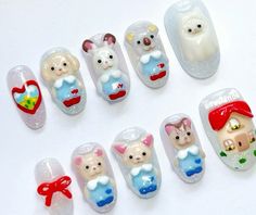 Chuu Nails, A Very Hungry Caterpillar, Japan Vibes, Nyc Nails, Very Hungry, Very Hungry Caterpillar, Hungry Caterpillar, Sylvanian Families