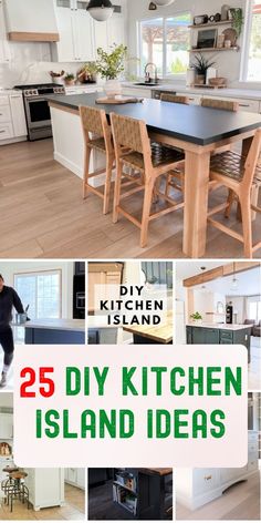 25 diy kitchen island ideas that are easy to make and great for any family