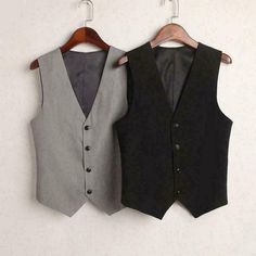 Product description Material: cotton blend Coat length: Short Collar type: suit collar Suitable season: spring and autumn  summer Color:  black gray Size: M L XL XXL XXXL,XXXXL Package:1 x Women Vest Please choose the exact size of each body part measured by Centimeters.(1 inch=2.54cm) Size reference table Asian size Bust(cm) shoulder(cm)   front Length(cm) back  Length(cm) S 84 32 56 50 M 88 33 57 50 L 92 34 58 51 XL 96 35 59 52 2XL 100 36 60 53 3XL 104 37 61 54 Notes:  Please allow slight (±2c Womens Suit Vest, Sleeveless Blazer Vest, Business Vest, Loose Vest, Sleeveless Coat, Sleeveless Blazer, Sleeveless Suit, Vest Waistcoat, Vest Women