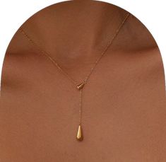 Modern Gold Teardrop Pendant, Modern Teardrop Drop Necklace For Formal Occasions, Modern Drop Necklace As Gift, Modern Drop Necklace As A Gift, Modern Drop Necklace For Gift, Dainty Teardrop Pendant Drop Necklace For Everyday, Minimalist Yellow Gold Drop Earrings, Everyday Long Drop Clavicle Necklace, Modern Gold Drop Necklace For Everyday