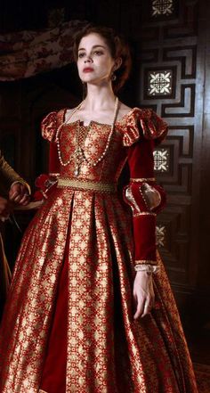 The Spanish Princess Dresses, Witcher Dress, Tudor Dress Princesses, Medieval Suit, Royal Dresses