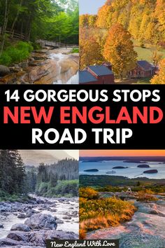 New England Fall, Road Trip Destinations