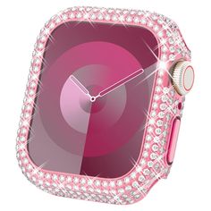 PRICES MAY VARY. Compatible with apple watch series 9 series 8 series 7 45mm; Switch up the look of your apple watch to match clothing or jewelry easily and quickly; Apple Watch Case ONLY, watch band and screen protector are NOT included. Five Rows of Cubic Zirconia Halo- Apple Watch Jewelry case featuring a fivefold scintillating cubic zirconia stone, adding a brilliant array of sparkles. Get you noticed- Over 400 sparkling hand-crafted crystals filled into the apple watch 7 case, creating a da Apple Watch Jewelry, Apple Watch 7, Watch Jewelry, Shimmer Lights, Apple Watch Case, Pink Sparkly, Glitter Case, Apple Watch Faces, Christmas 2024