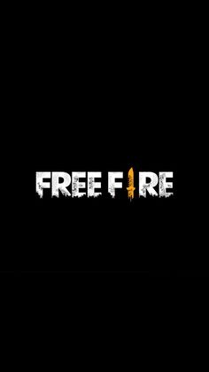 a black background with the words free fire