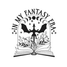 the logo for my fantasy library