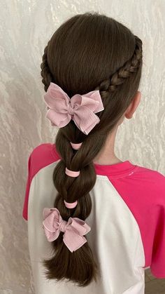 Hairstyles For Children, Kids Short Hair Styles, Picture Day Hair, Girly Hairstyles, Easy Hairstyles For Kids, Easy Hairstyles For Thick Hair