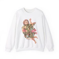 Cotton sweatshirt with Getaway Car & Cherub graphic Model wearing size small Perfect for The Eras Tour! Please note this is a Pre Order item, please allow up to 10 business days for delivery Car Sweatshirt, Dress And Jacket Set, Getaway Car, Eras Tour, Dressed Down, Sale House, Dress Collection, Pre Order, Jacket Dress