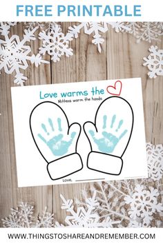 Get creative with the Winter Mittens Handprint Craft! Perfect for toddlers & preschoolers. Use our free template, add paint, glitter & fun touches! The Winter Mittens Handprint Craft: A Fun and Creative Activity for Kids includes a printable template. Mitten Projects For Preschool, Mittens Activities For Preschoolers, The Mitten Art Project, Snowflake Handprint Craft, Winter Hand Print Crafts For Kids, Mittens Crafts For Toddlers, Winter Mittens Craft, Handprint Winter Crafts, Mitten Crafts For Preschool