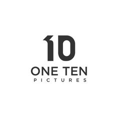 the logo for ten pictures is shown in black and white