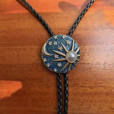 Luxury Bohemian Lariat Bolo Ties, Bola Tie, Bolo Necklace, Native American Style, Sun Moon Stars, Native American Fashion, Moon Stars