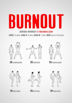 a poster with instructions on how to do a burnout in different poses and positions