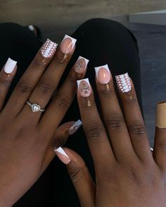 Overlay Nails, Short Square Acrylic Nails, Long Acrylic Nails Coffin, Acrylic Nails Coffin Pink, Unique Acrylic Nails