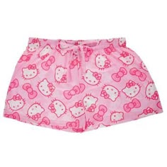 Size: Large Waist Size: 16 Color: Pink & White Content: 100% Polyester Quantity: 1 Care & Safety: Machine Wash Cold With Like Colors Only Non-Chlorine Bleach When Needed Tumble Dry, Low Cool Iron When Needed Do Not Dry Clean Have a comfortable night's sleep when you wear Hello Kitty Pajama Shorts! These vibrant shorts feature Hello Kitty's face and her iconic bow on top of a light pink background. Around the waist is a drawstring for easy adjustment. Put these shorts on for a comfy and fashionable choice of sleepwear! Cute Matching Pajamas For Best Friends, Hello Kitty Pajama Shorts, Cute Amazon Finds, Hello Kitty Shorts, Pink Shorts Outfits, Hello Kitty Top, Hello Kitty Shirts, Hello Kitty Shirt, Cute Bottoms