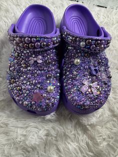 You can wear your own personalized croc to anything and anywhere!! Gems, pearls, or even iron on patches. Bedazzled Crocs, Chesapeake Va, Clogs And Mules, Clogs Shoes, Mule Clogs, Iron On Patches, Clogs, Bathing Beauties, Accessory Gift