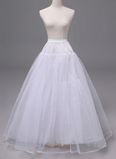 a white tulle skirt on a mannequin