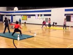 young people are practicing their moves in the gym