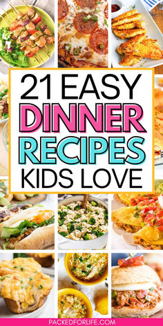 Easy dinner recipes kids love, with 12 examples all around; Bahn Mi sandwiches, tacos, short cut mini chicken pot pies, grilled salmon skewers, naan pizza, chicken fingers, chicken broccoli alfredo, chicken rice soup. Recipes Kids Love Dinner, Quick Easy Meals For Big Family, Beginner Friendly Meals, Easy Suppers For Kids, Easy Week Night Dinners Kid Friendly, Cheap Easy Kid Friendly Meals, Quick Fix Dinners, Fast Easy Meals Dinners, Kid Supper Ideas