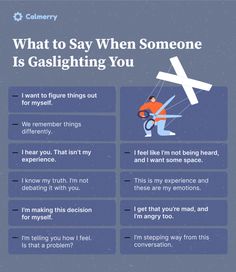 How to Recognize Gaslighting and Deal with It How To Talk To A Gaslighter, How To Stop Gaslighting, How To Heal From Gaslighting, Gaslighting In Friendships, Response To Gaslighting, Healing From Gaslighting, Responding To Gaslighting, Responses To Gaslighting