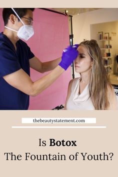 Woman getting Botox in her forehead Droopy Eyelids, Botox Alternative, Antiaging Skincare, Botox Injections, Fountain Of Youth, The Hype