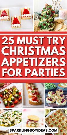 Christmas appetizers to delight your guests! Explore our collection of easy Christmas finger foods, from elegant Christmas canapés to savory Christmas bites. From stuffed mushrooms, baked brie recipes, and deviled eggs to Christmas party dips, there is a variety of Christmas potluck ideas. Perfect for any holiday gathering, these easy holiday starters include vegetarian Christmas appetizer recipes and gluten-free recipes. So must try these easy make-ahead Christmas party foods and enjoy them.