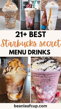 the best starbucks secret menu drinks