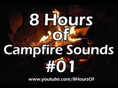 the words 8 hours of campfire sounds 01