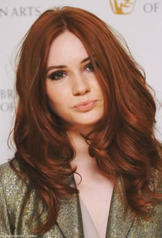 Karen Gillan's hair is made of magic More Rose Leslie, Karen Gillan, Trendy Hair Color