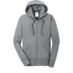 Find the Port & Company® Ladies Core Fleece Full-Zip Hooded Sweatshirt at Michaels. com. This cozy hooded sweatshirt is perfect for staying stylish and warm. It's side seamed with a contoured body for a feminine fit. This cozy hooded sweatshirt is perfect for staying stylish and warm. It's side seamed with a contoured body for a feminine fit. Due to the nature of 50/50 cotton/poly neon fabrics, special care must be taken throughout the printing process. Details: Available in multiple sizes and c Hooded Fleece Tops With Zipper Closure, Gray Fleece Hooded Jacket With Zipper, Gray Fleece Hooded Jacket With Zipper Closure, Fleece Hoodie With Ykk Zipper, Fleece Sweatshirt With Zipper For Outdoor Activities, Winter Hoodie In Athletic Heather For Outdoor Activities, Athletic Heather Hooded Outerwear For Winter, Winter Athletic Heather Hoodie For Outdoor Activities, Athletic Heather Hoodie For Winter Outdoor Activities