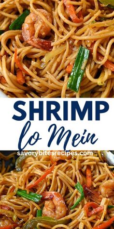 Best and easy Shrimp Lo Mein recipe is perfect for weeknight dinner, tastes better than your favourite Chinese takeout. These Lo mein noodles are ready in 30 Minutes, with juicy shrimp, vegetables and delicious sauce which makes this dish so good. #savorybitesrecipes #lomeinnoodles #shrimplomein #lomein Easy Shrimp Lo Mein Recipe, Shrimp Lo Mein Recipe Easy, Shrimp Lo Mein Recipe, Shrimp Lo Mein, Spicy Chicken Noodles, Chicken Stir Fry With Noodles, Lo Mein Recipe, Asian Chicken Lettuce Wraps, Chicken Lettuce Wraps Recipe