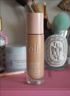 Elf Beauty, Elf Halo Glow, Elf Foundation, Perfect Makeup Tutorial, Elf Concealer, Halo Glow Liquid Filter, Elf Products, Halo Glow, Foundation Swatches