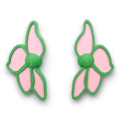 The Earrings Are 3d Printed With 100% Biodegradable Pla Filament. They Are Lightweight And Comfortable To Wear. This Earring (Without The Findings) Measures Approximately: 2 In X 1 In The Post Is Hypoallergenic. All Pieces Come Packaged In A Gift Box. Due To Being 3d Printed, There May Be Some Surface Imperfections From The Printing Process. Please Note That Colors May Appear Differently On Your Computer Screen. Earrings Are Lightweight And Durable. The Pieces Can Be Cleaned Gently With Mild Soa 3d Printed Earrings, Printed Earrings, Box Studio, Pink Jewels, Jewel Box, Jewelry Cleaner, Computer Screen, Mild Soap, Flower Earrings